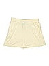 Real Essentials Solid Yellow Athletic Shorts Size L - photo 1