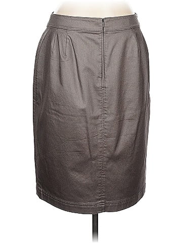 Lafayette 148 New York Faux Leather Skirt (view 1)