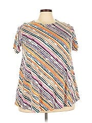 Roaman's Short Sleeve Blouse