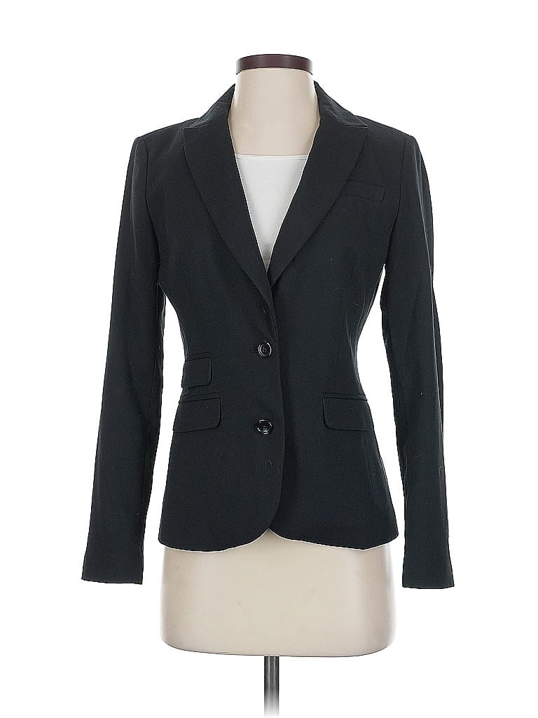 Pre-owned Banana Republic Factory Store Blazer Jacket In Black
