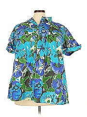 Roaman's Short Sleeve Blouse