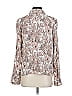 Karen Kane 100% Viscose Paisley Silver Long Sleeve Blouse Size S - photo 2