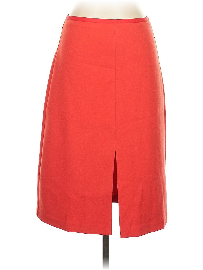Pre-owned Ann Taylor Formal Skirt In Red