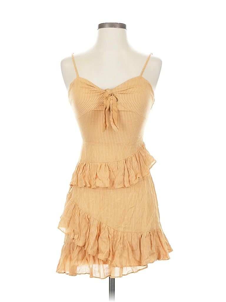 Pre-owned Assorted Brands Cocktail Dress In Orange