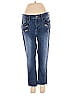 Etienne Aigner Hearts Blue Jeans Size 28 waist - photo 1