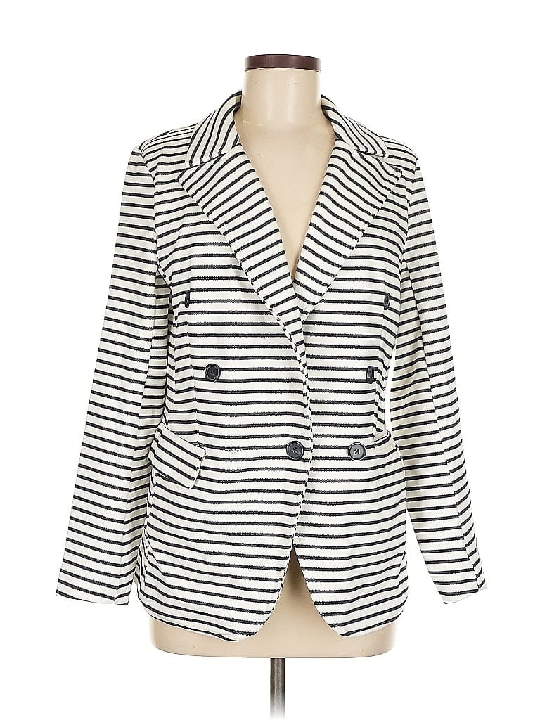 Pre-owned Banana Republic Factory Store Blazer Jacket In Blue