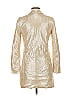 Sfizio 100% Polyester Metallic Gold Tan Sequin Blazer Dress Size EU (IT) 38 / US 2 - photo 2