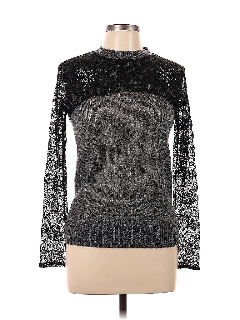 Pre-owned Zara Pullover Sweater In Gray