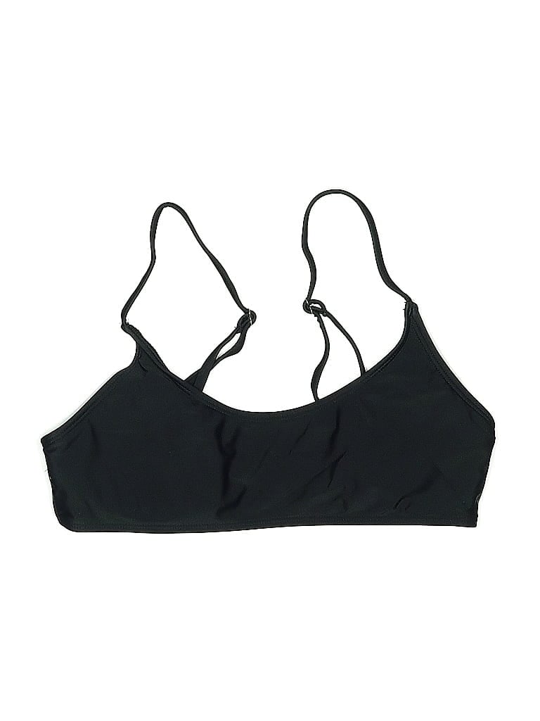 Pre-owned Unbranded Swimsuit Top Black Swimwear