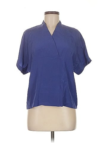 Linda Allard Ellen Tracy Short Sleeve Silk Top (view 1)