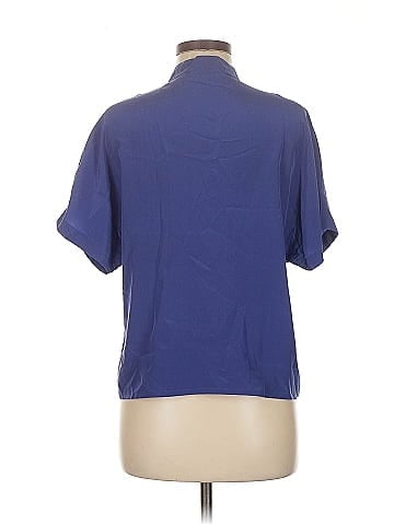 Linda Allard Ellen Tracy Short Sleeve Silk Top (view 2)
