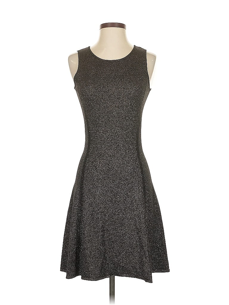 Pre-owned J. Mclaughlin Cocktail Dress In Gray