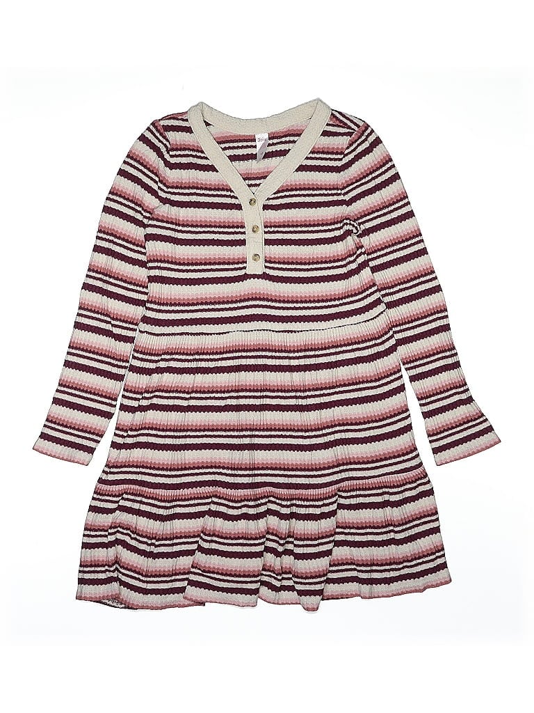 Justice Stripes Burgundy Dress Size 14 - photo 1