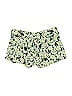 French Connection 100% Viscose Paisley Green Shorts Size 8 - photo 2