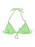 Unbranded Solid Green Swimsuit Top Size S - photo 2