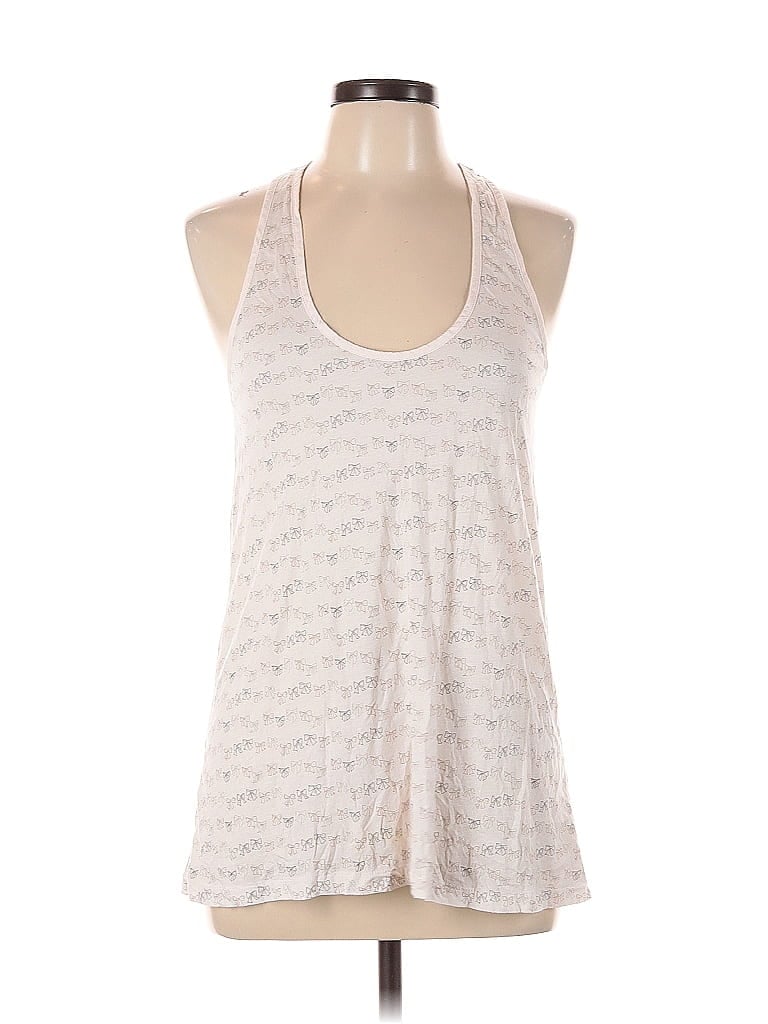 Pre-owned Aerie Tank Top White Halter Neckline Tops