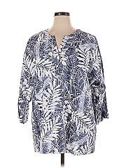 Woman Within 3/4 Sleeve Blouse