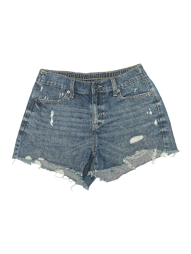 AERIE Pre-owned Denim Shorts In Blue