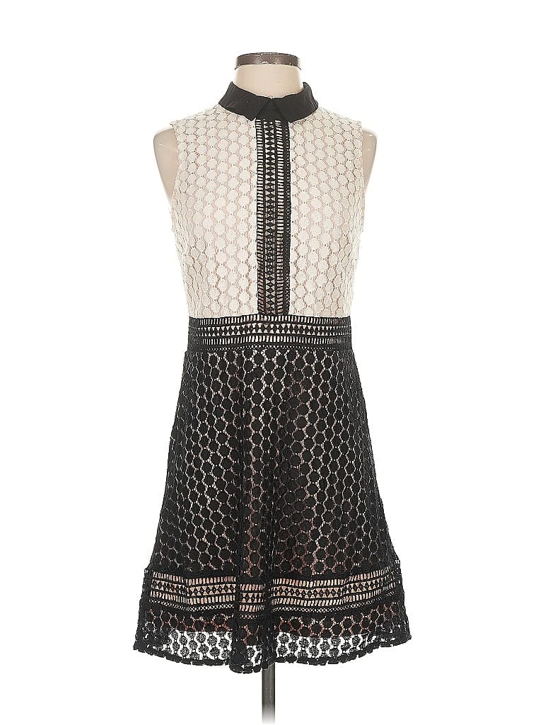 Pre-owned Assorted Brands Cocktail Dress In White