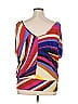 Moa Moa Orange Yellow Sleeveless Blouse Size XL - photo 2