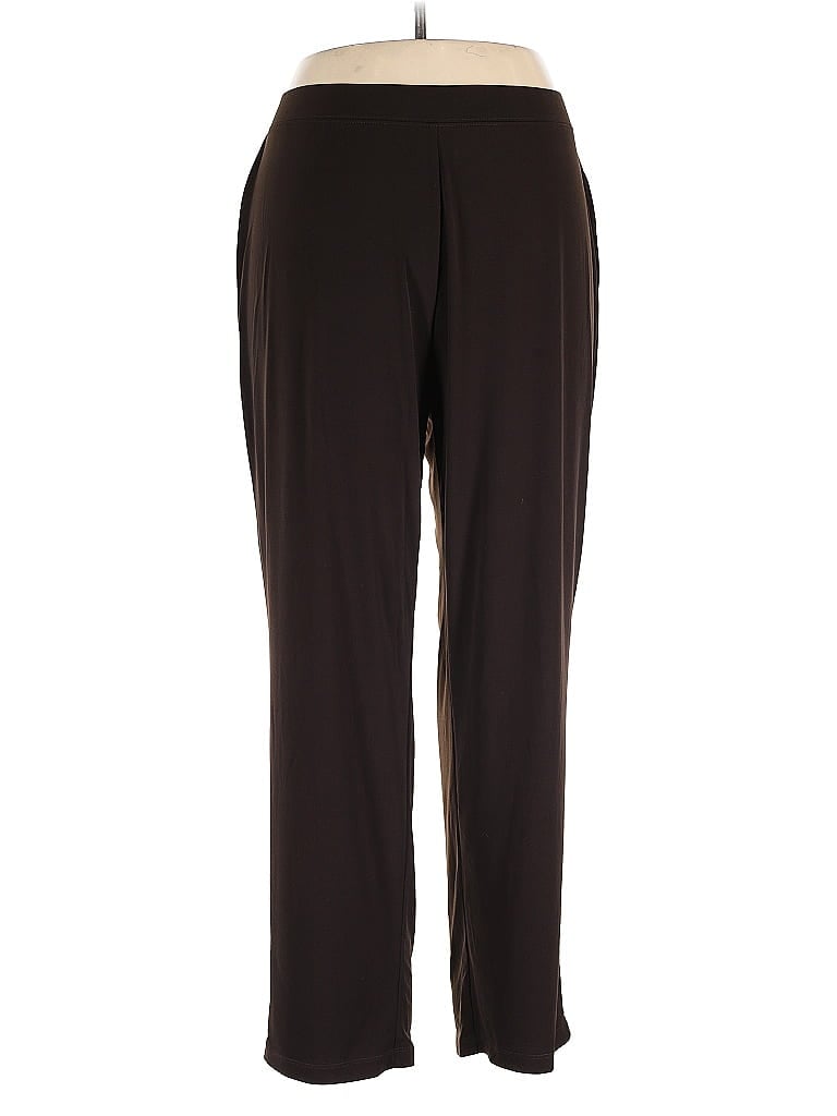 Susan Graver Brown Dress Pants Size 1X - photo 1