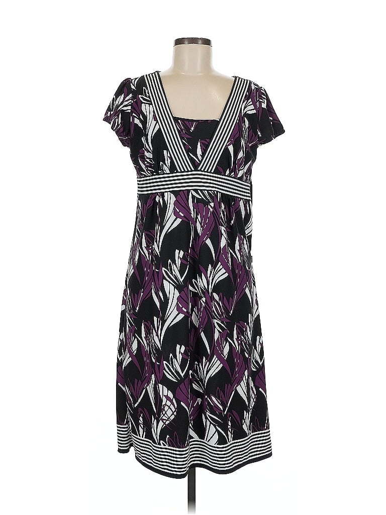 Pre-owned Ann Taylor Loft Casual Dress In Purple