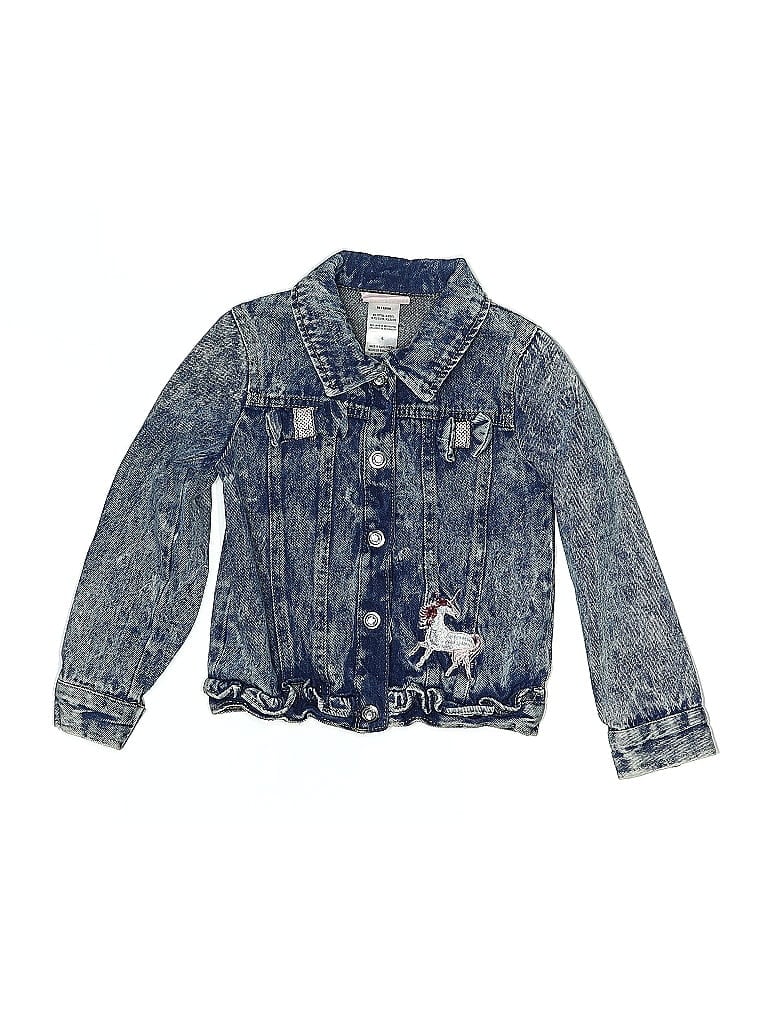 Pre-owned Little Lass Kids' Denim Jacket In Blue