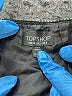 Topshop Stripes Gray Black Casual Skirt Size 2 - photo 3