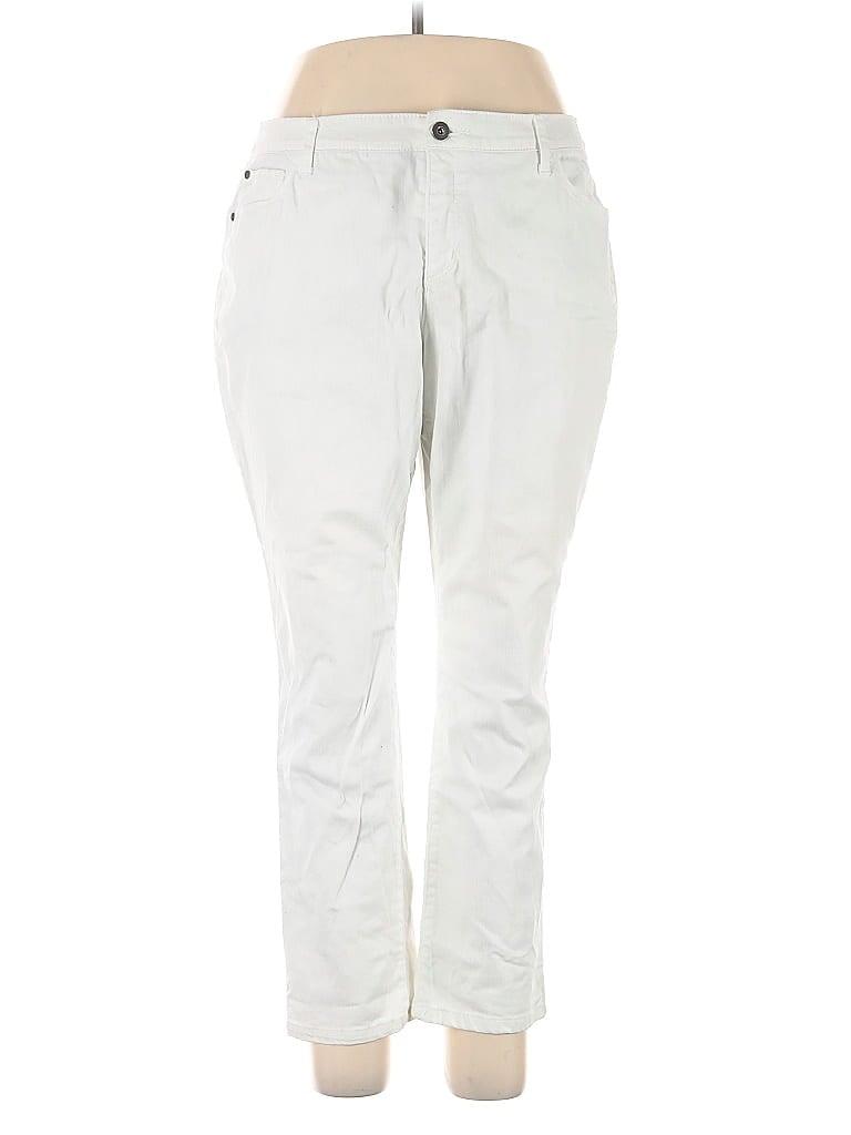 Pre-owned Cj Banks Jeans In White