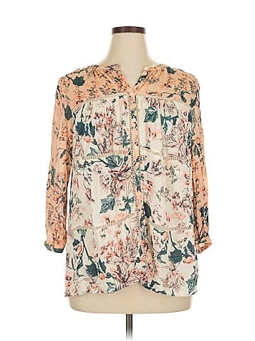 Lucky Brand 3/4 Sleeve Blouse (view 1)