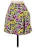 Leifnotes 100% Rayon Floral Yellow Casual Skirt Size 4 - photo 1