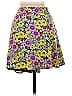 Leifnotes 100% Rayon Floral Yellow Casual Skirt Size 4 - photo 2