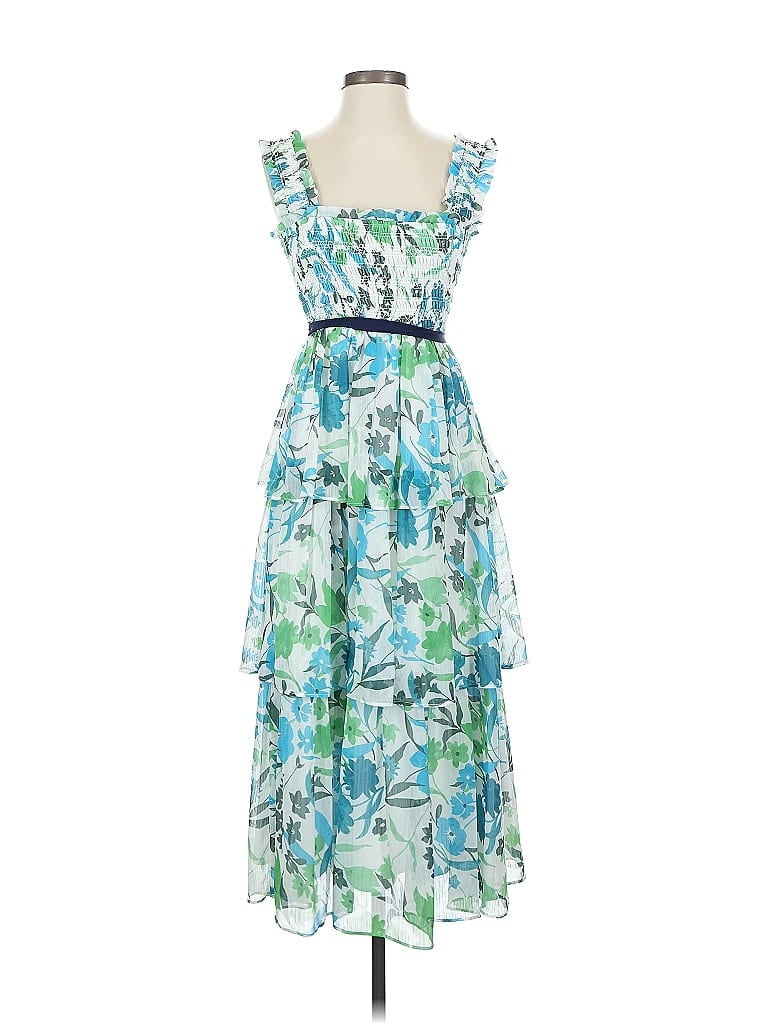 PETER SOM Pre-owned Cocktail Dress In Blue