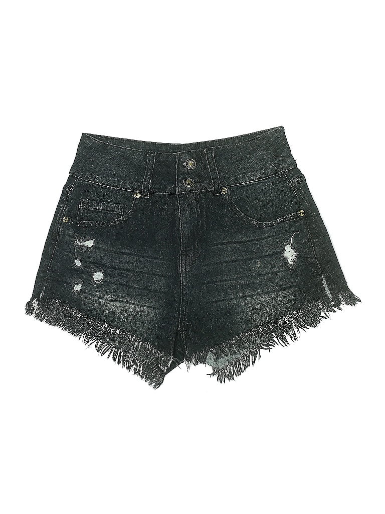 Pre-owned Jeans Denim Shorts In Black