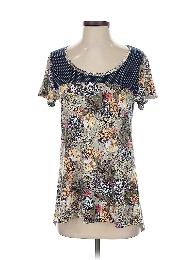 Pre-owned Lularoe Short Sleeve T-shirt In Blue