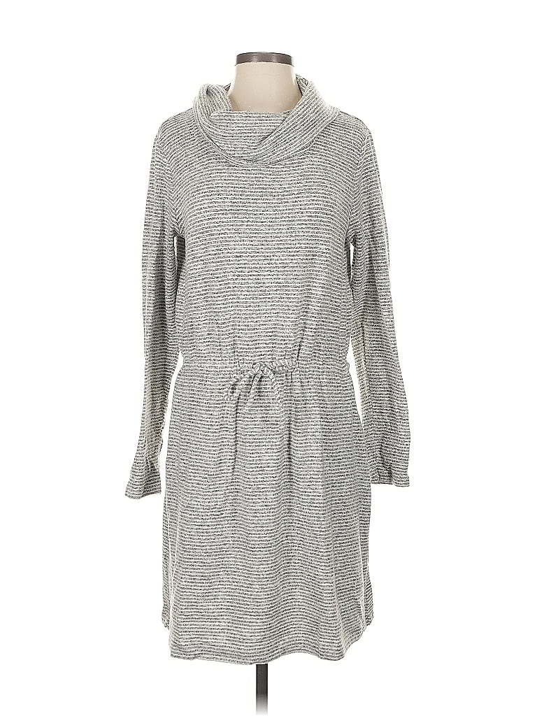 Pre-owned Lou & Grey For Loft Casual Dress In Gray
