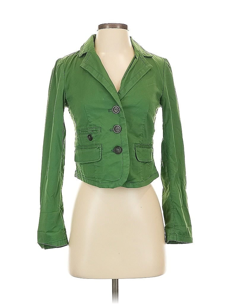 Pre-owned Daughters Of The Liberation Blazer Jacket In Green
