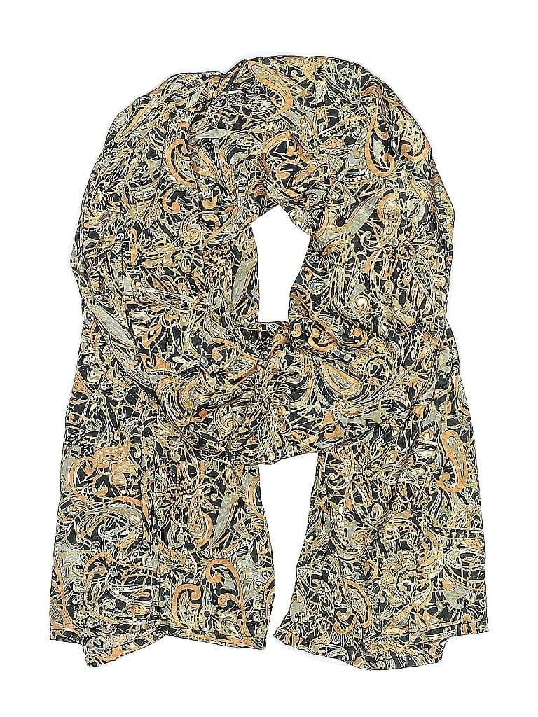 Pre-owned Unbranded Scarf In Brown