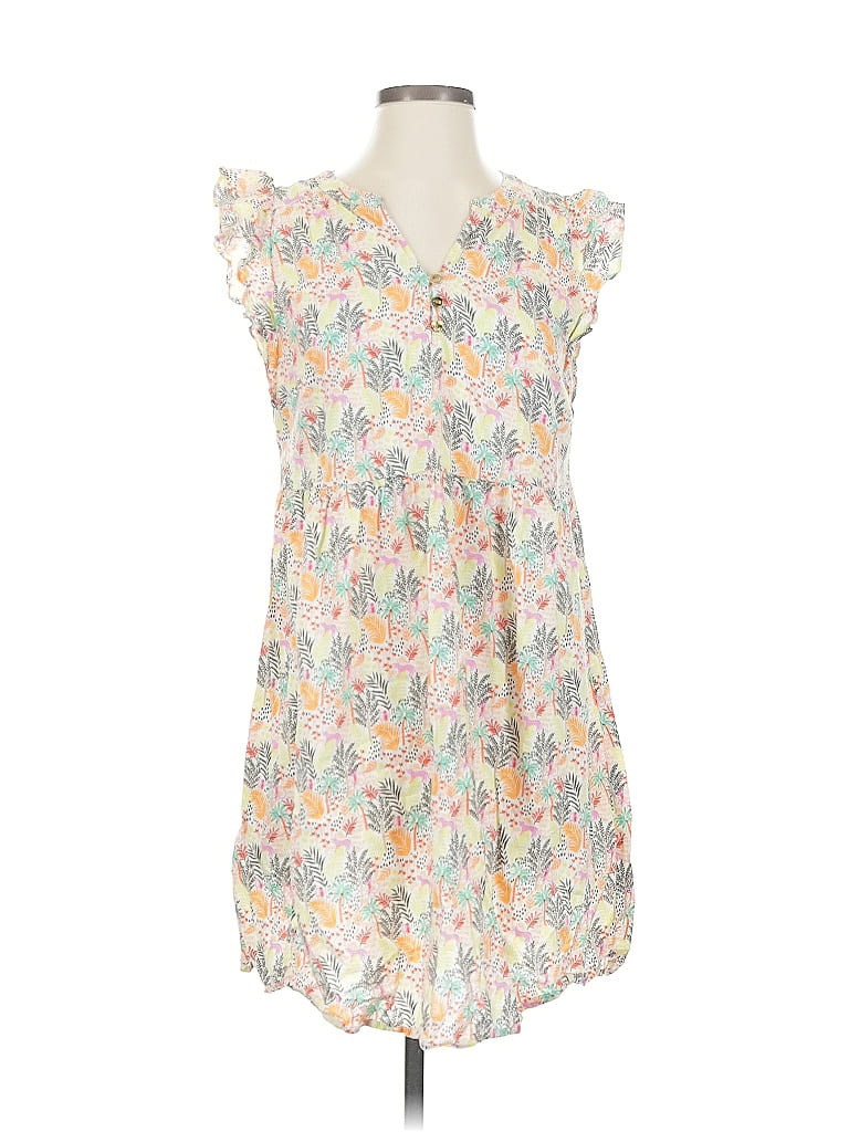 Pre-owned Ann Taylor Loft Casual Dress In White