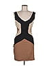 Bardot Color Block Brown Cocktail Dress Size 8 - photo 1