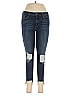 Just Black Hearts Blue Jeans Size 29 waist - photo 1