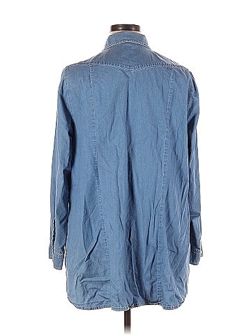 Lane Bryant 3/4 Sleeve Button-Down Shirt (view 2)