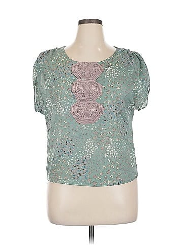 H.I.P. Happening in the Present Short Sleeve Blouse (view 1)