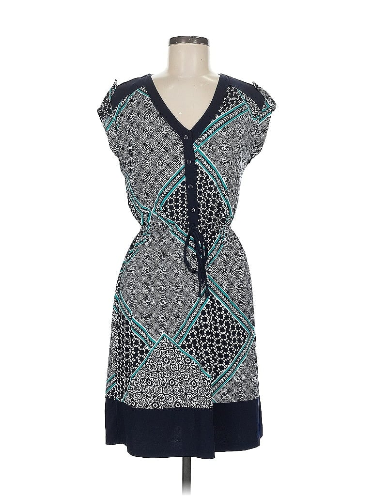 Pre-owned En Focus Studio Casual Dress In Blue