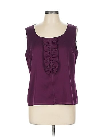 St. John Sleeveless Silk Top (view 1)