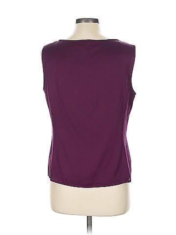 St. John Sleeveless Silk Top (view 2)