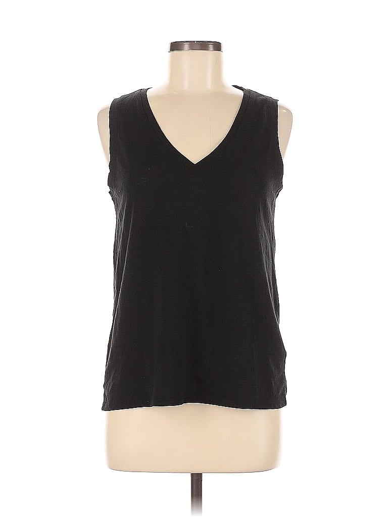 Pre-owned J.crew Factory Store Sleeveless T-shirt In Black
