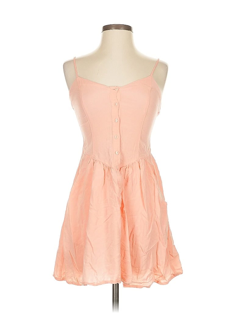 Pre-owned Divided By H&m Casual Dress In Pink