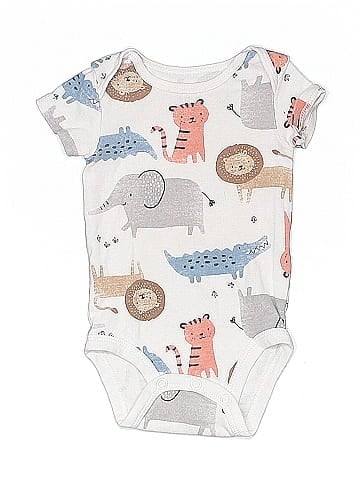 Child of Mine by Carter's Short Sleeve Onesie (view 1)
