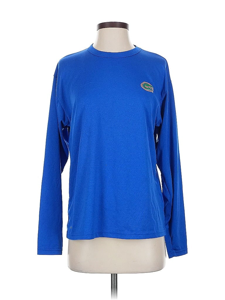 Pre-owned Nike Long Sleeve T-shirt In Blue